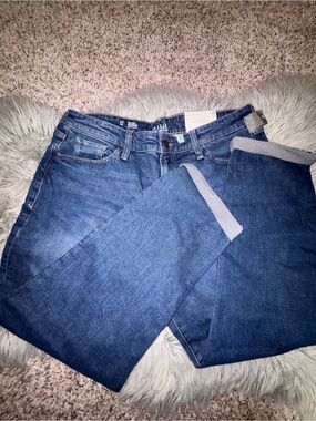 Ana Mid-Rise Boyfriend Jeans - Size 12